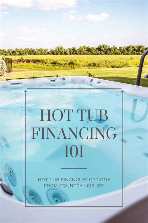hot tub finance