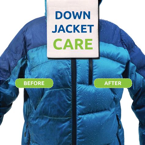 how to unclump a down jacket