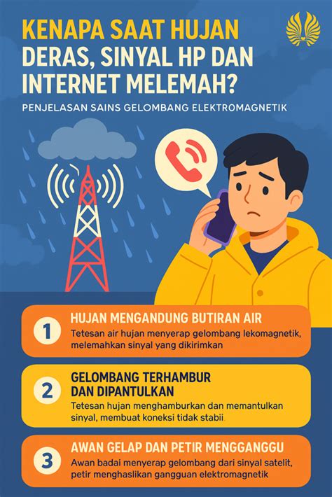 hujan dan internet