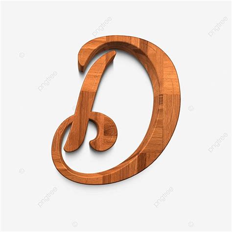 Huruf D Kayu