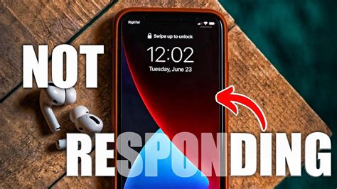 iPhone not responding