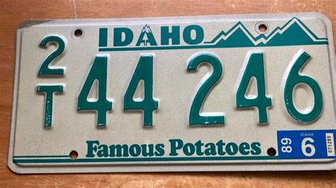 Idaho Falls County license plate