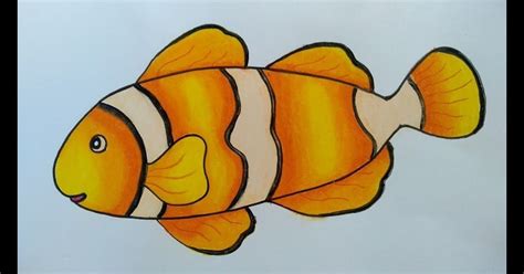 ikan nemo warna generatif