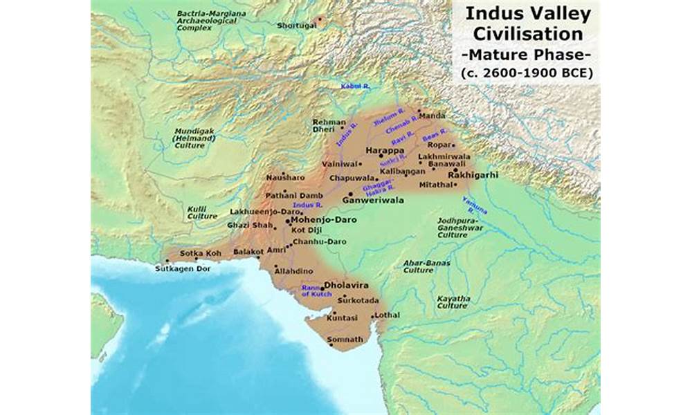 Indus River Valley ancient river bed evidence