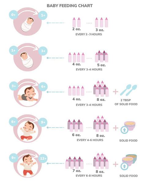 Infant Feeding Schedule Chart