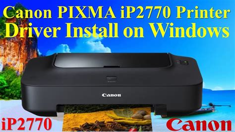 Install Driver Canon IP2770