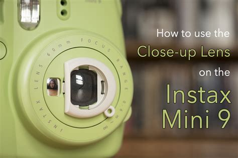 instax mini 9 lens cleaning