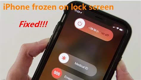 ios 16 lock screen frozen