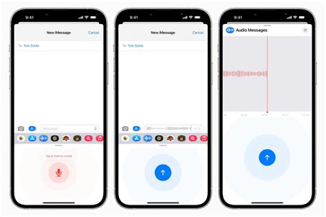 iPhone iOS 16 Voice Message Effects