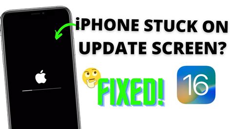 iphone update stuck