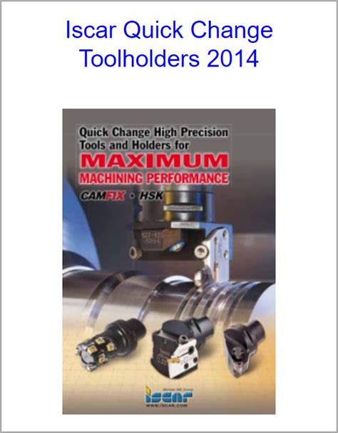 Iscar Tool Holder Catalogue