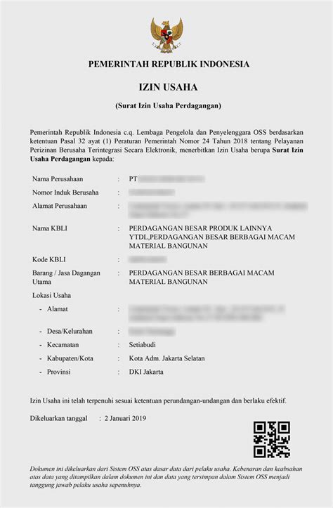 izin legalitas perusahaan di indonesia
