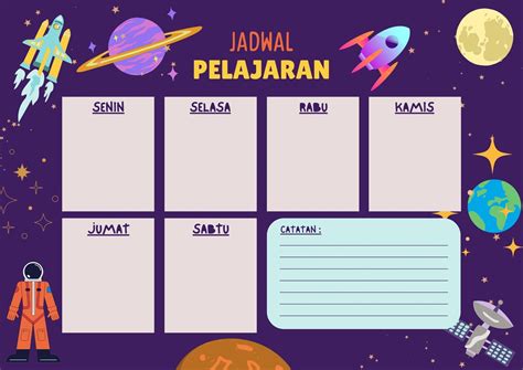 jadwal belajar