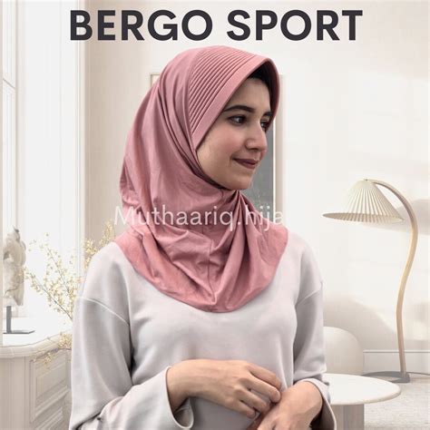 Penyerapan Keringat oleh Jilbab Bergo Sport Pendek