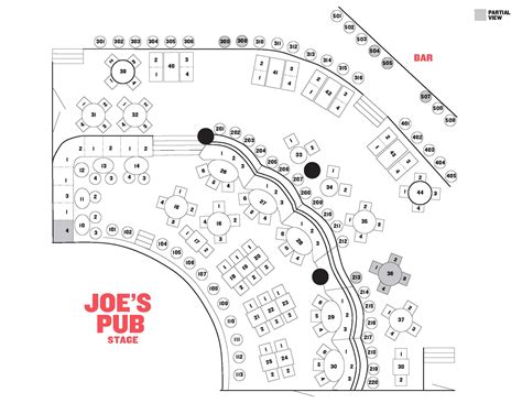 Joe S Live Seating Chart