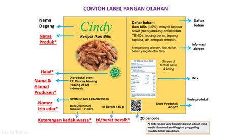 label produk