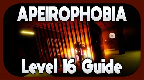Level 16 Apeirophobia Walkthrough