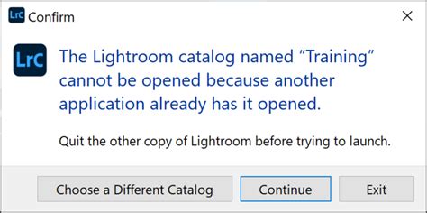 Lightroom Catalog Cannot Be Opened Is Not Writable