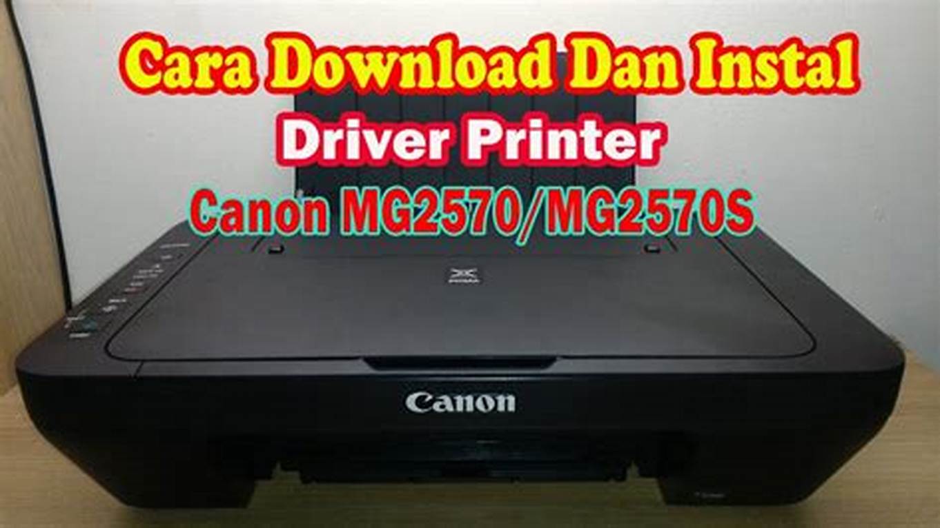 masalah instalasi printer canon mg2570s