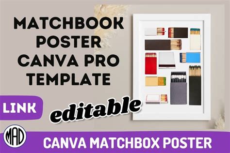 Matchbook Poster Template Canva