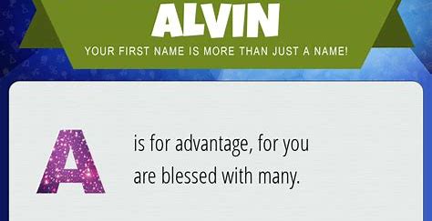 Makna Filosofis di Balik Nama Alvin