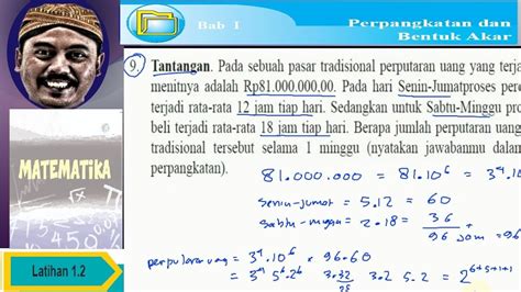 menggunakan contoh yang relevan saat menjawab soal