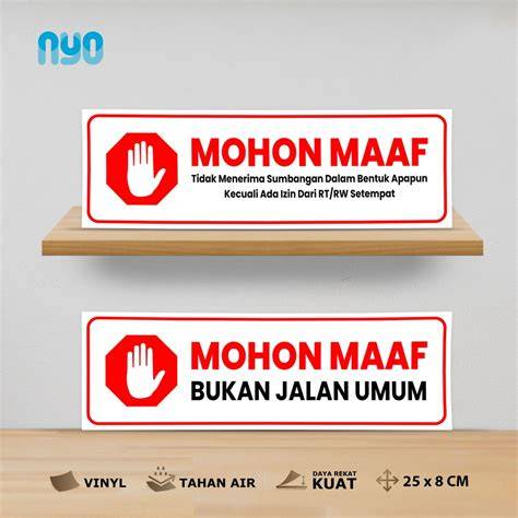menolak sumbangan