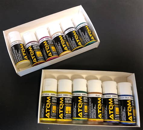 Mig Atom Paint Chart