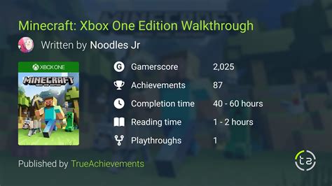 Minecraft Xbox Walkthrough