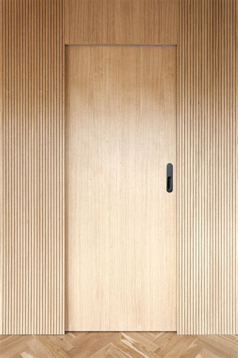 Natural Wood Finish Door