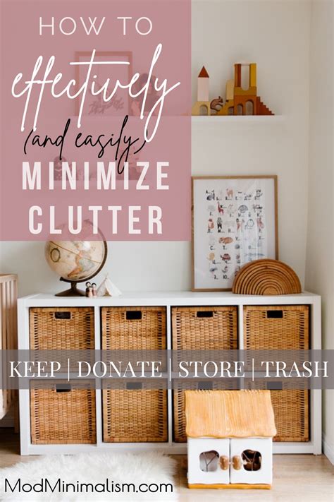 Minimize Your Clutter