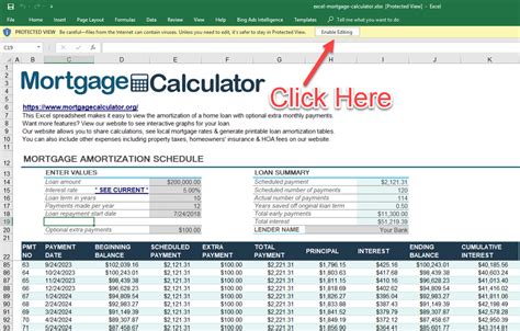 Mortgage Calculator Template