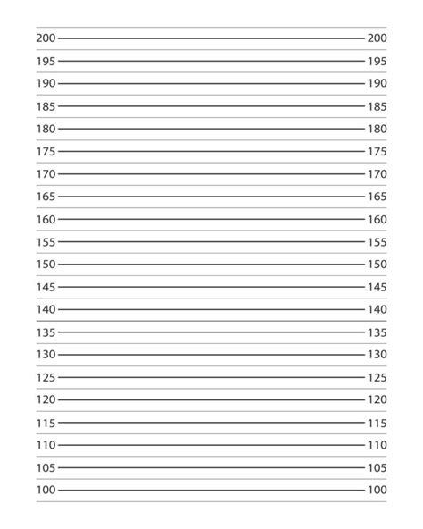 Mugshot Height Chart