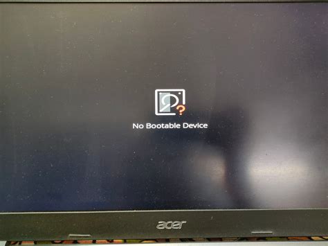 No Bootable Device