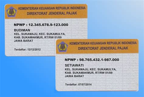 npwp suami istri