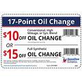 oil change coupon