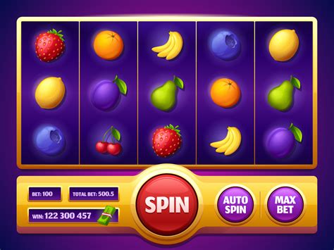Online slot machine interface showing reels, paylines, and betting controls