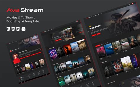 Online Tv Website Template