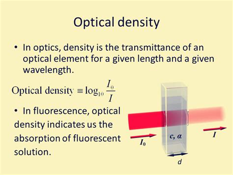 optical density