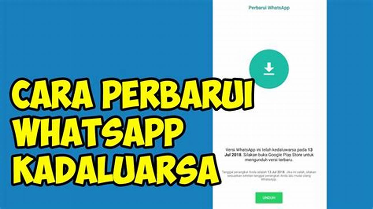 perbarui whatsapp