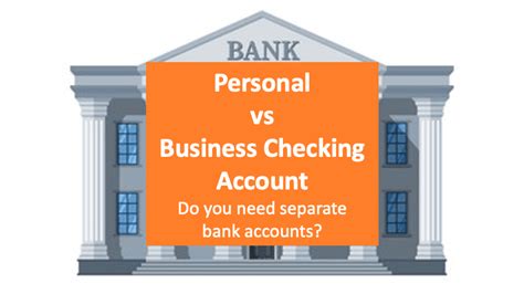 personal checking account vs business checking account