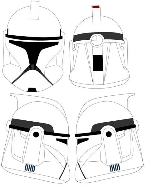 Phase 1 Clone Trooper Helmet Template