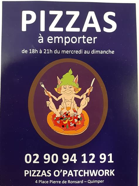 pizza o'patchwork à Quimper