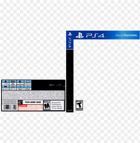 Playstation Cover Template