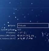 PlayStation System Software Version