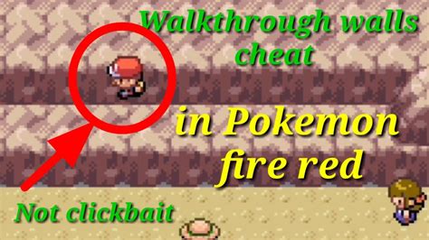 Pokemon Fire Red Walkthrough Walls Cheat Code