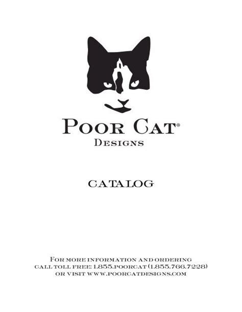 Poor Cat Designs Catalog