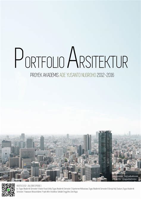 portfolio arsitek