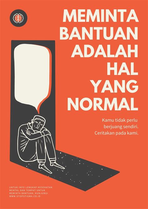 Poster Pendidikan Tentang Kesehatan Mental