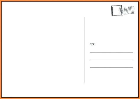 Printable 4x6 Postcard Template